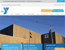 Tablet Screenshot of cheyenneymca.org
